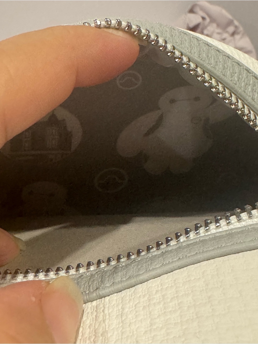 Loungefly Baymax-Inspired Mini Backpack - White with Silver Accents - Picture 8 of 8